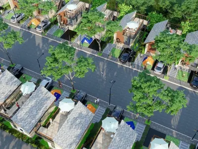 Single Bungalow 3D model