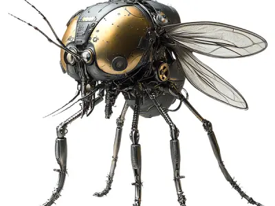 sci-fi robotic bugs pack Low-poly 3D model