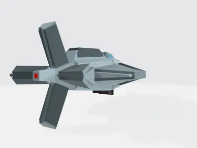 Free war space sci-fi ship  Free low-poly 3D model