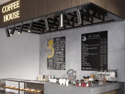 A CAFE BAR NO12 A 3D model