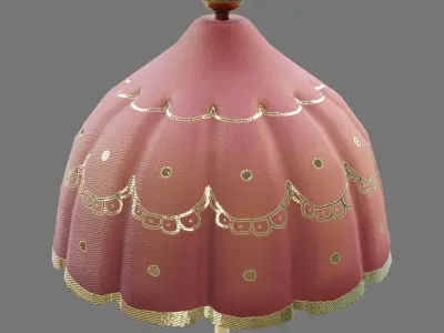 Floor Lamp Low-poly 3D model