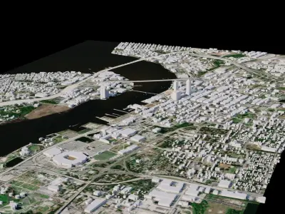 Jacksonville - USA 3D model