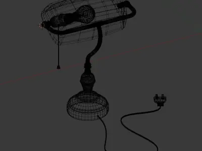 Banker lamp 3D model