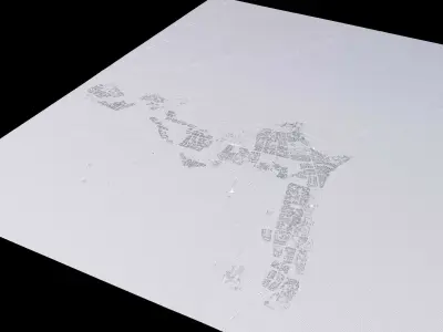 Kuwait City Kuwait City Landscape 3D Model 3D model