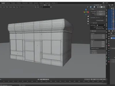 Laudry Build  Low-poly 3D model