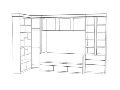 BLUE BABY ROOM 3D model