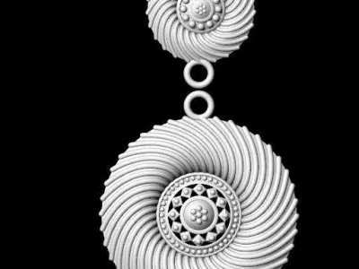 EARRINGS FOE LADYS 3D print model