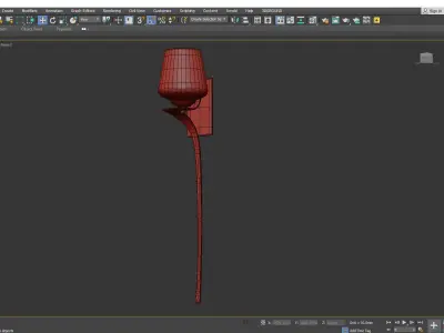 Antasia Wall Sconce Low-poly 3D model