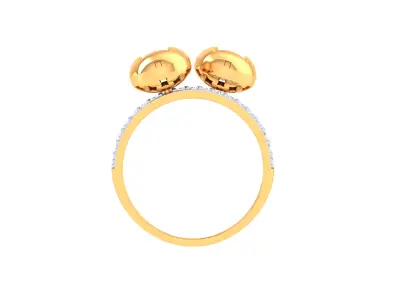 Women Ring  Render 3dm STL OBJ FBX Details 3D print model 159
