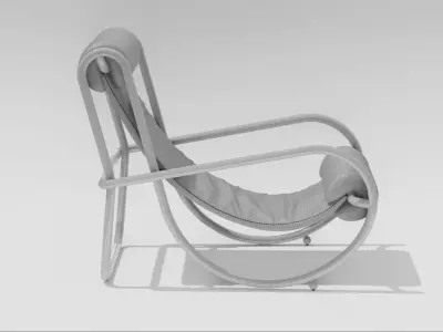 Locus Solus Armchair 1964  Gae Aulenti 3D model
