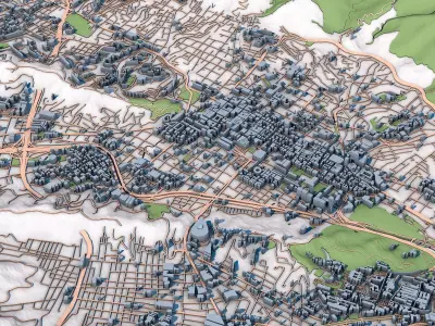 Caracas City Venezuela 3D model