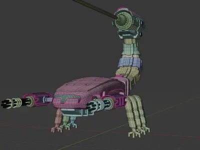 Scorpio War machine  3D model