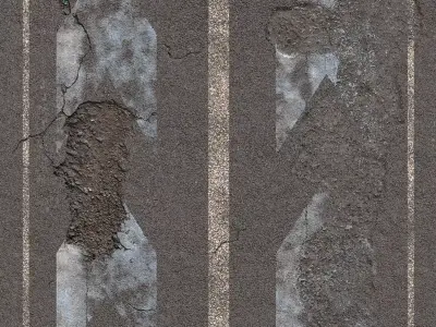 asphalt 20 png pbr seamless 4k 3D model