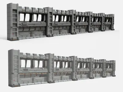 Sci Fi Modular Environment 5 3D model