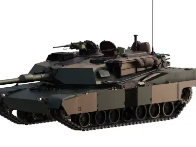 M1A1 ABRAMS MAIN BATTLE TANK 3D model