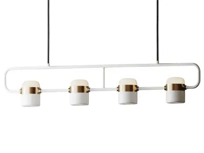 Adjustable Glass Pendant Light from Vakkerlight 3D model