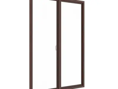 Wooden Window 06 3D model