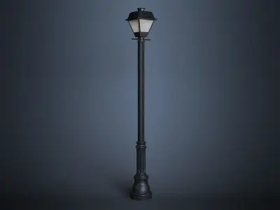 Street lamp AEL AVP series Valiant 3D model