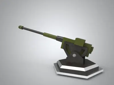 sci-fi artillery 3D print model