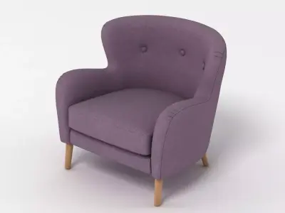 Wilbur Armchair 3D model