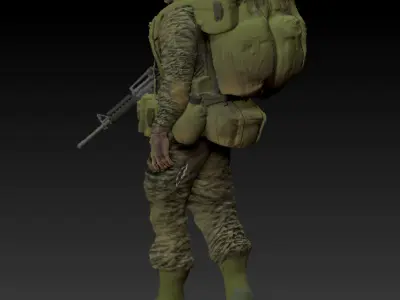 Vietnam Era LRRP 3D print model