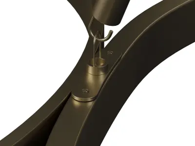 Ralph Lauren - Katie Large Chandelier Low-poly 3D model