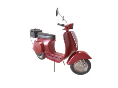 Scooter High Poly  3D model