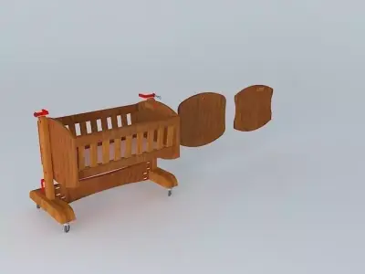 Baby Cradle Free 3D model