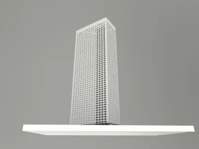 Wells Fargo Building Los Angeles 3D model