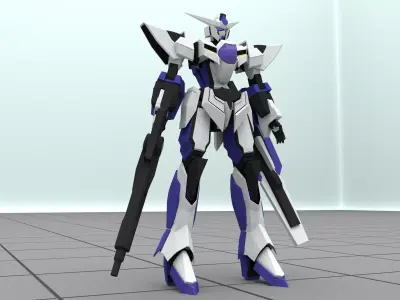 CB-001 1 Gundam 3D model