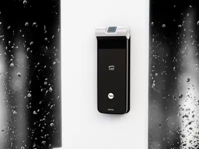 Large Digital Door Lock Low-poly 3D model TDD724A Brand Yale Low-poly 3D model