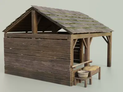 Stable Low-poly 3D model