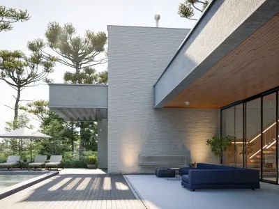 Aspen House in lumion 3D model