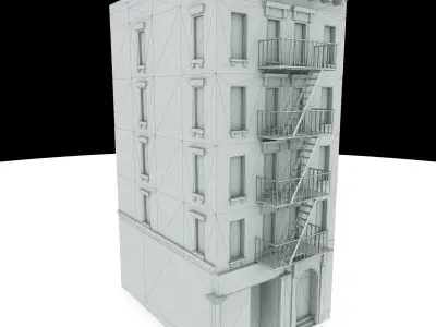 Nyc Building 01 Low-poly 3D model