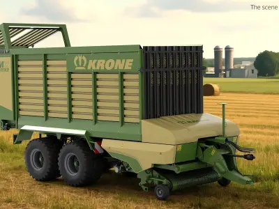  Krone MX Silage Forage Wagon Rigged 