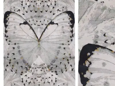 Glasswings rug 3D model