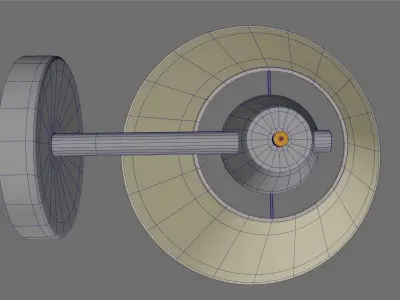 Wall Light 01 3D model