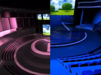 Tv set collection 01 3D model