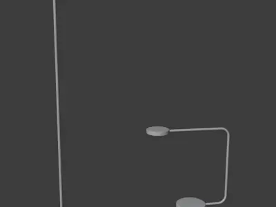 Ypperlig Lamps IKEA Hay Light LED Family Low-poly 3D model