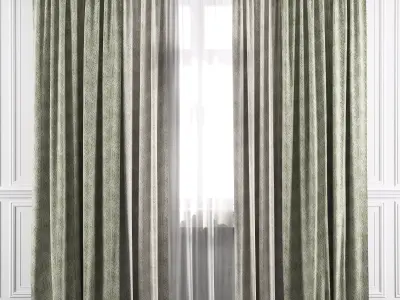 Curtain Set 17 3D model