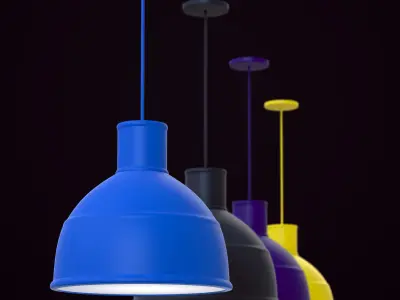 Muuto Unfold Hanging Lamp 3D model