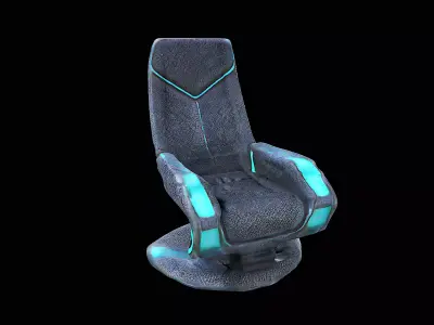 futuristic chair 3D model