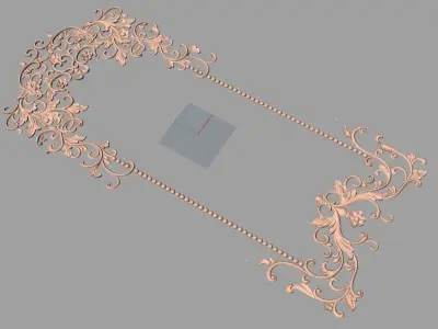 Artcam Aspire 3D relief models STL Files used for CNC E630 3D model