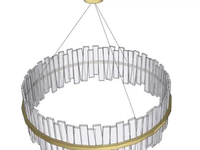 Aquitaine Chandelier by COUP Studio 3D model