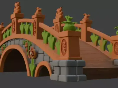 Bridge 3d model 3D model