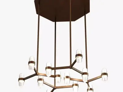 San Pietro Pendant Light by Jiun Ho 3D model