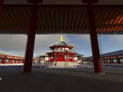 Yakushiji temple  3D model