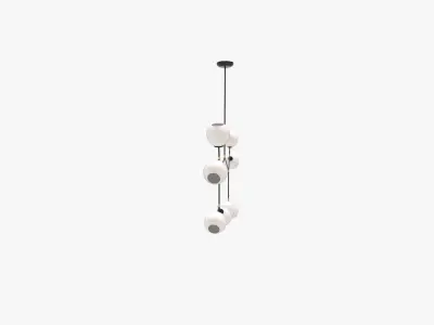 Bobbi CHANDELIER Black 3D model