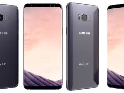 Samsung Galaxy S8 Orchid Gray 3D model