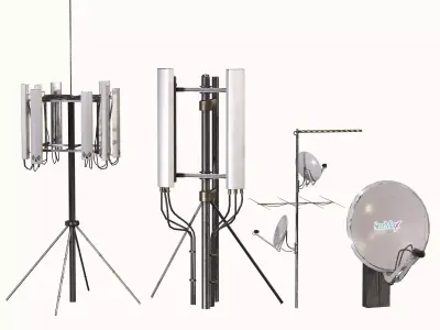 Radio Antenna 3D model